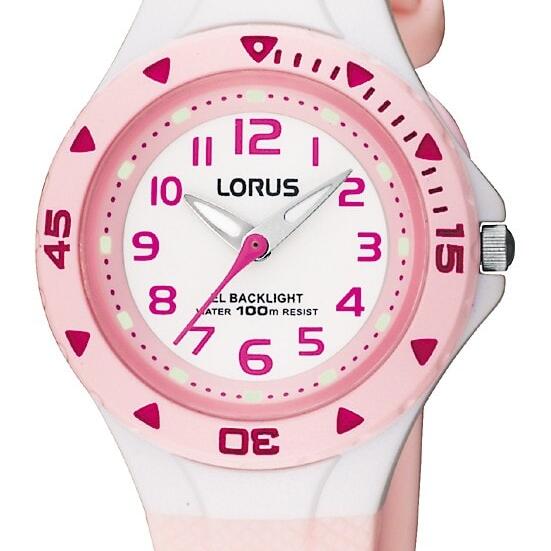 Pink Lours 100mtr watch rubber strap_0