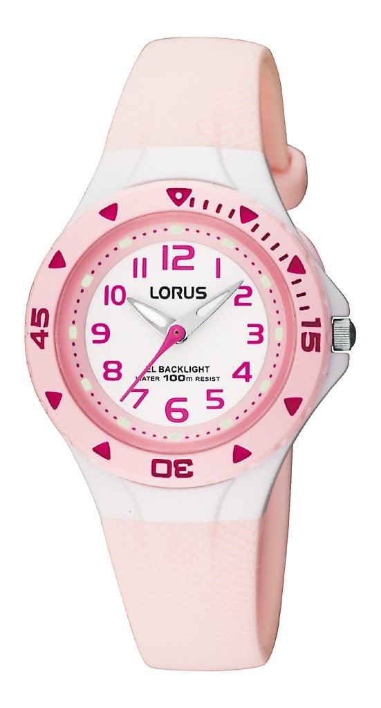 Pink Lours 100mtr watch rubber strap_0