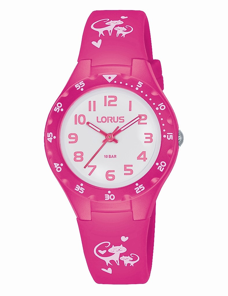 Pink Lours Analoge 100mtr Watch_0