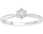 9ct White Gold Diamond Ring_0