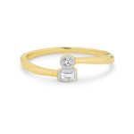 Yellow Gold Diamond Dress Ring_0