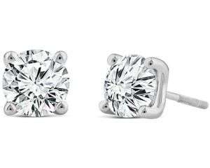 White Gold 2ct Diamond Studs_0