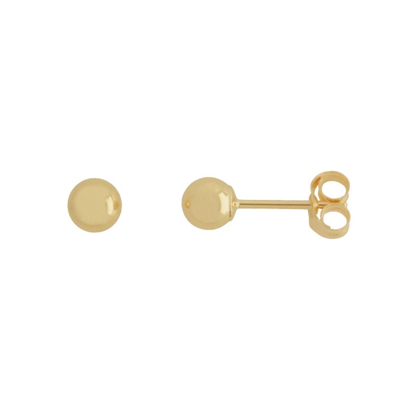 Gold Ball Studs 4mm_0