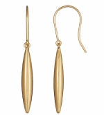 9ct Yellow Gold Marquise Drop Hook Earrings_0