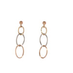 Linked drop Tri 9ct earrings_0