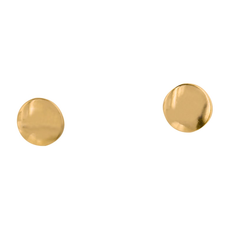 9ct Yellow Gold Stud Earrings_0