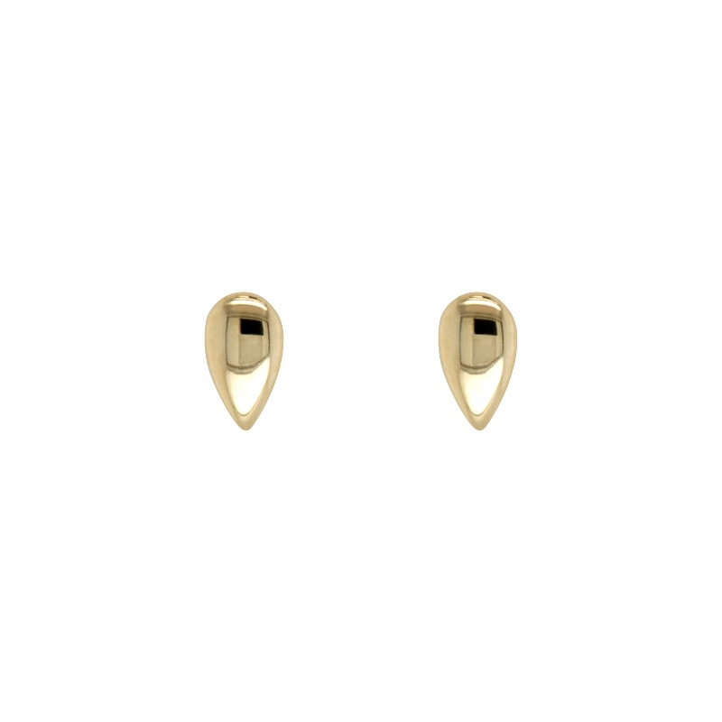 Gold Teardrop Studs_0