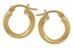 Gold Hoop Earrings_0