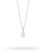 Pearl Necklace 7.5mm Sterling Silver_0