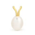 Yellwo Gold Pearl Pendant_0