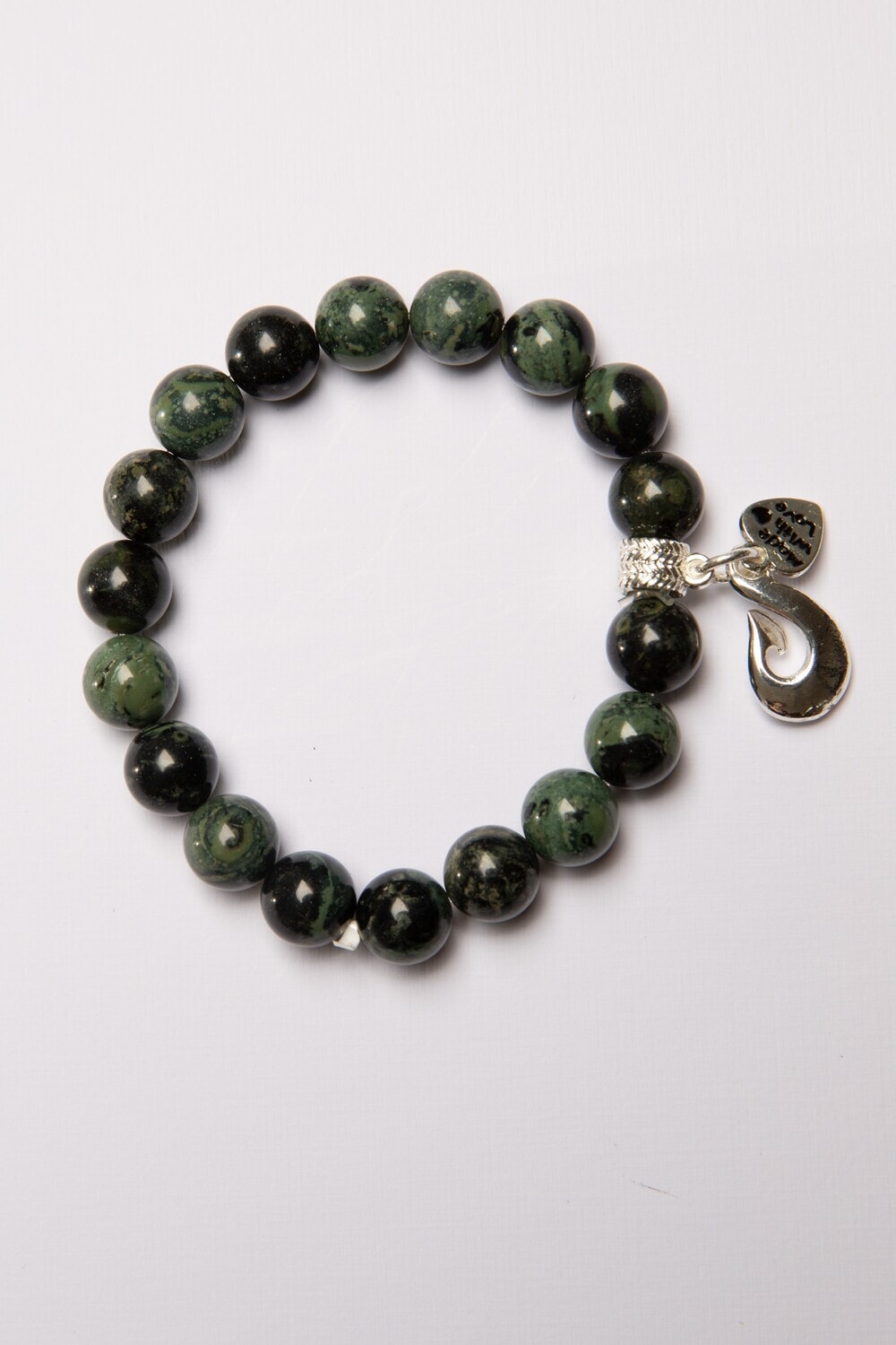 Aroha Hook Greenstone Bracelet_0