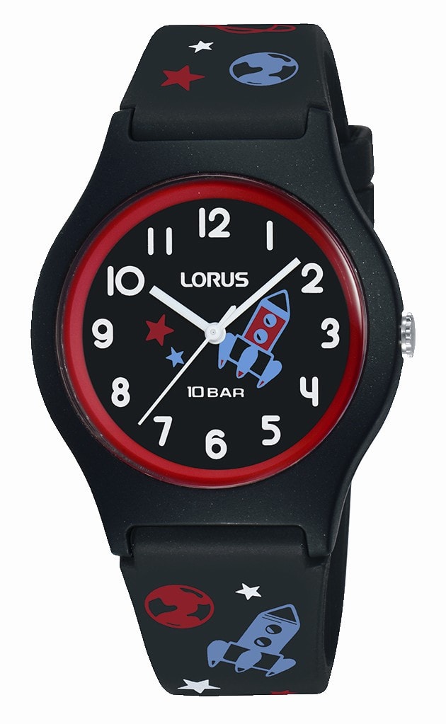 Lorus Black Analogue Watch_0