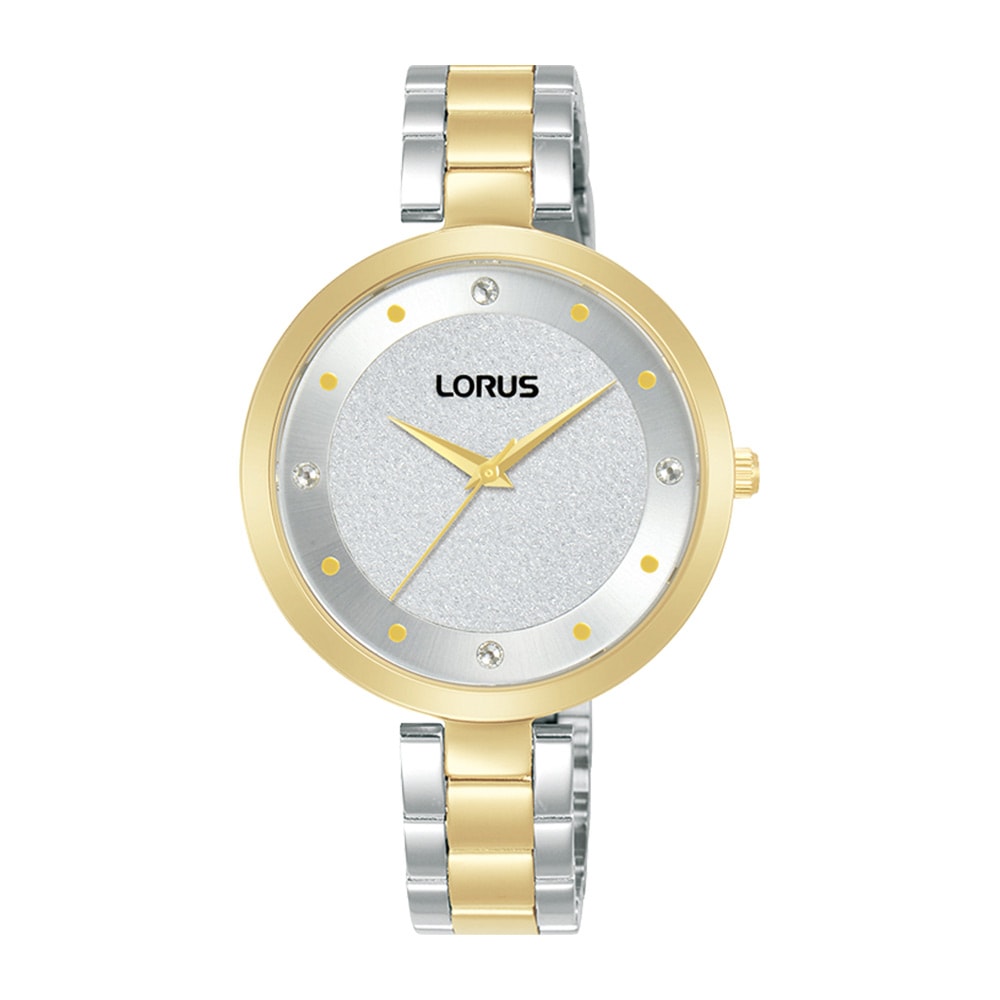 Lorus Ladies Two Tone Analogue Watch 50m_0