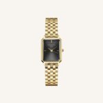 Rosefield Octagon Black and Gold Analogue Watch_0