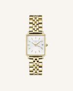 Rosefield Boxy Gold Analogue Watch_0