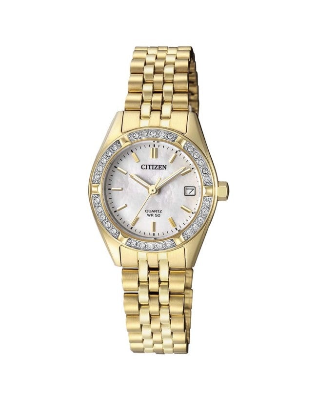 Gold Ladies Analogue Watch_0