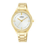 Lorus Ladies Gold Analogue Watch 50m_0