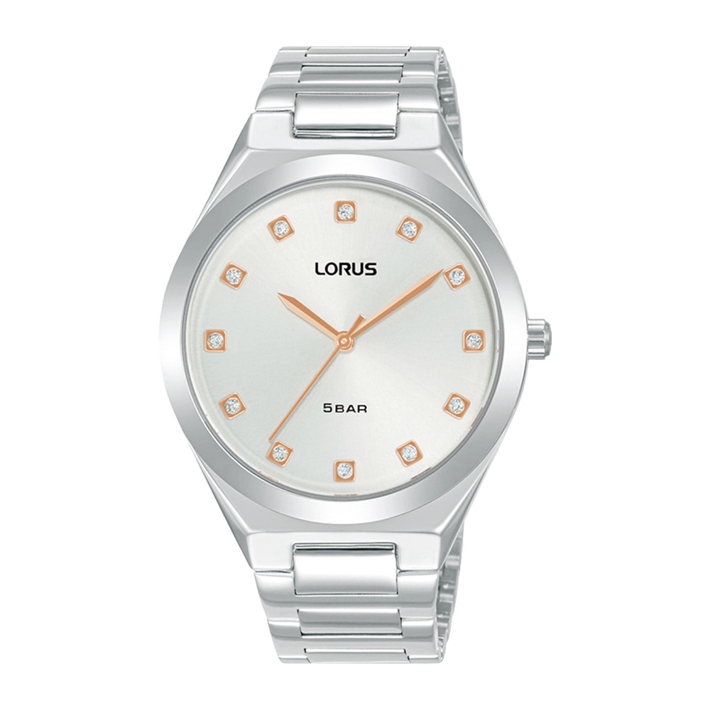 Lorus Ladies Silver Analogue Watch 50m_0