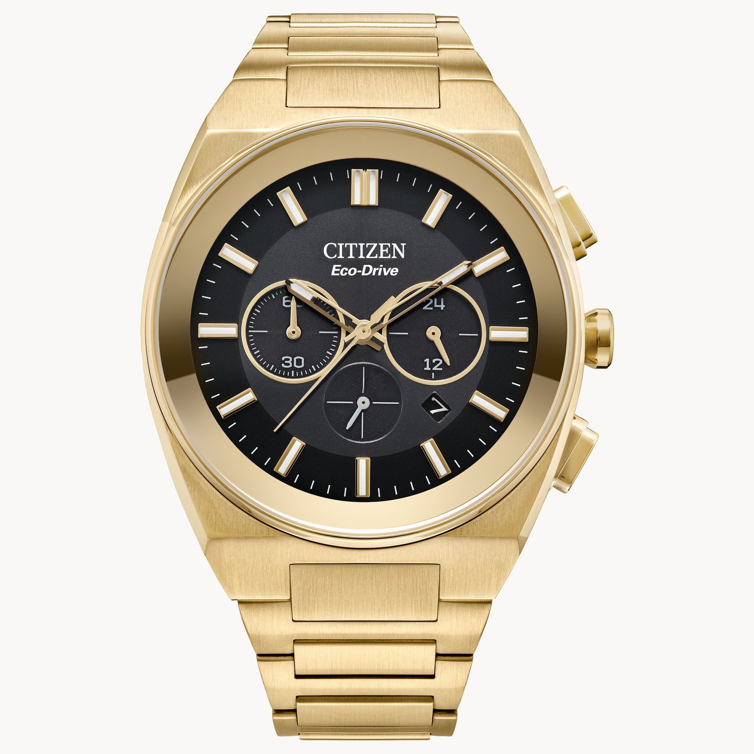 Citizen Chonograph Eco-Drive Gold 50m_0