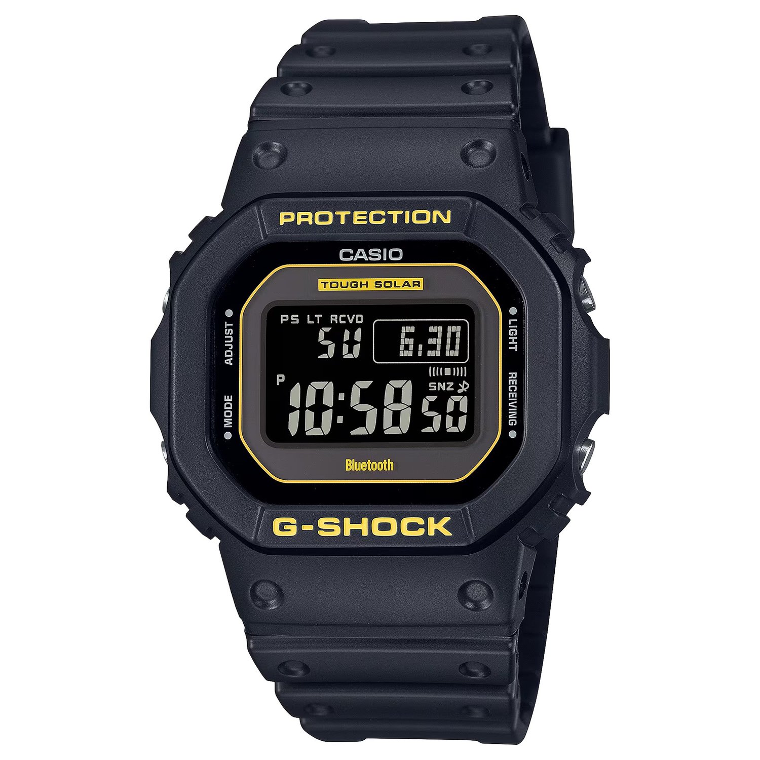 G-Shock Black and Yellow Solar Digital Watch_0