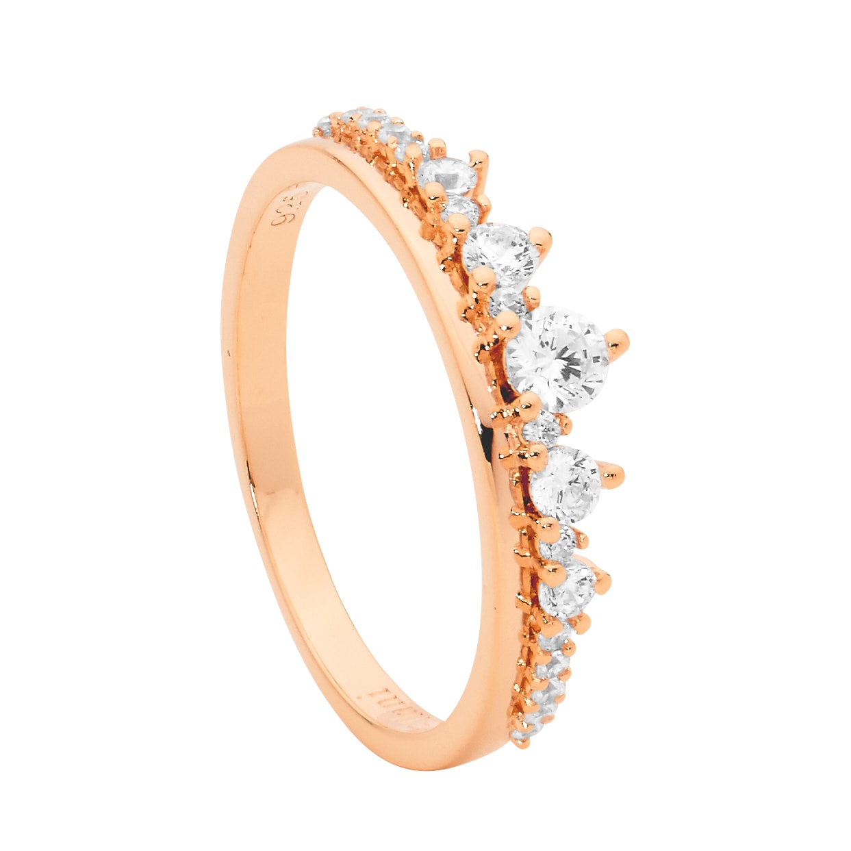Rose Gold Plated CZ Ring_0