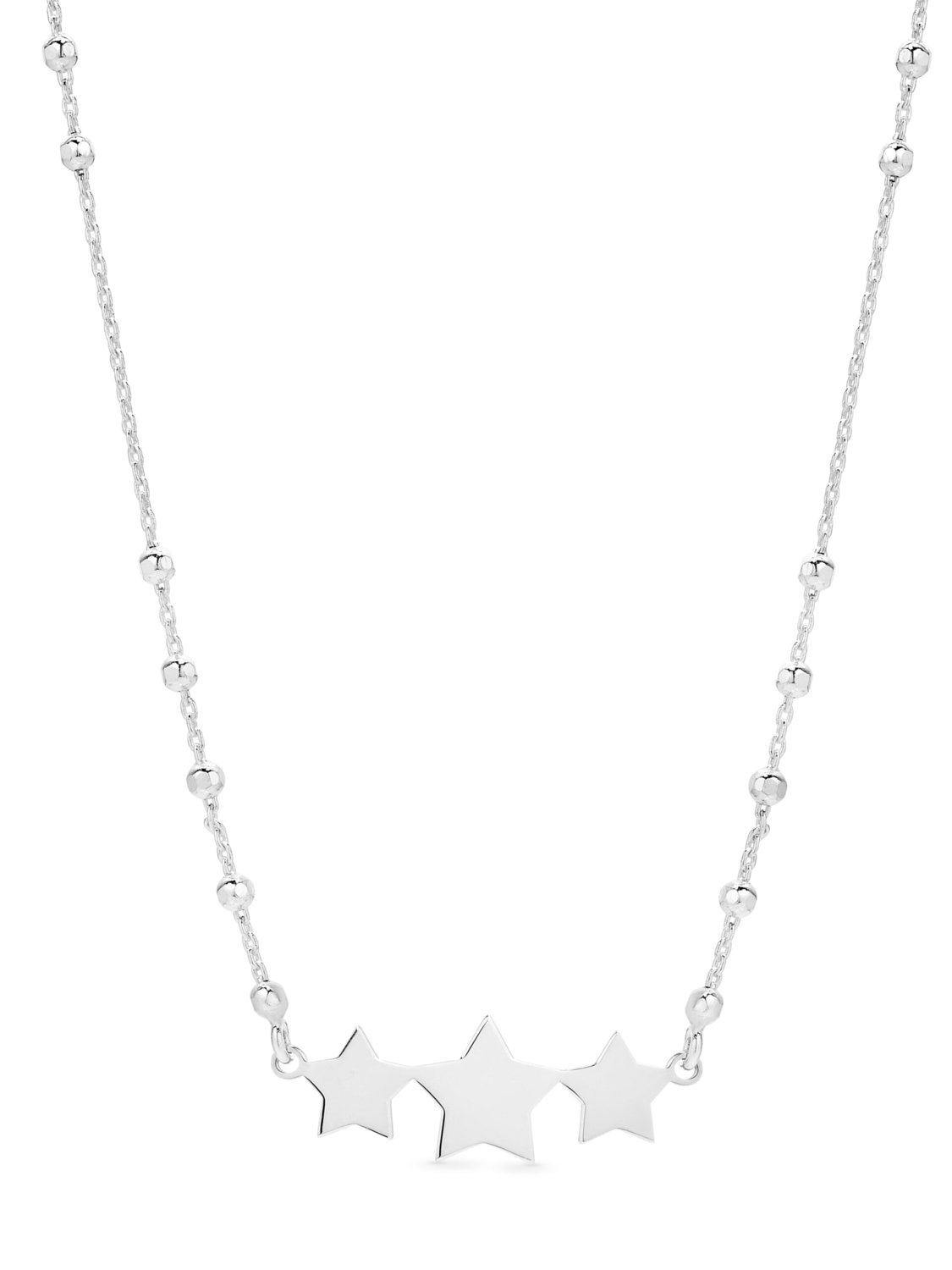 Sterling Silver Star Necklace_0