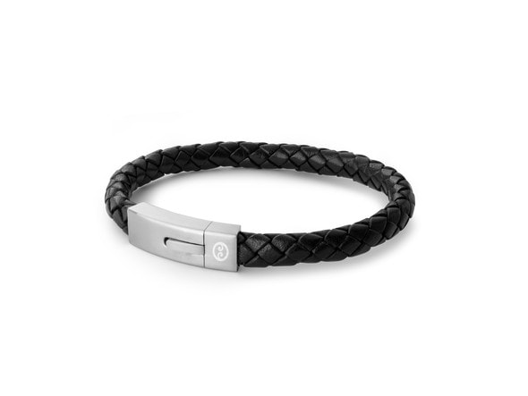 Black Leather Bracelet_0