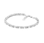 Sterling Silver Cubic Zirconia Tennis Bracelet_0