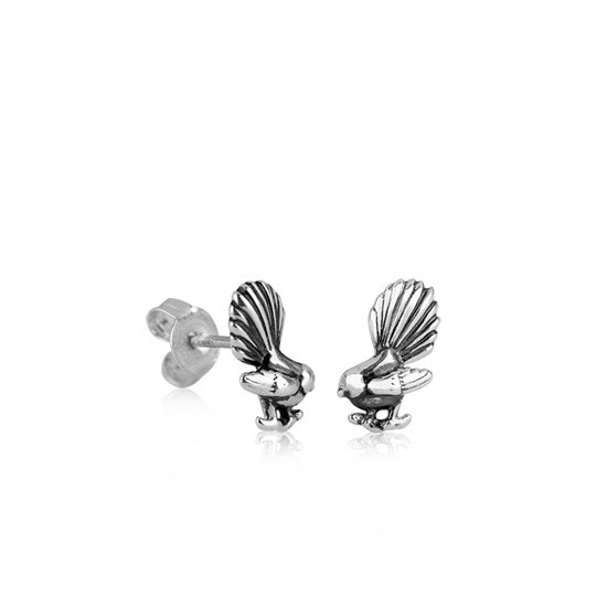 Fantail Studs (Special Friend) Sterling SIlver_0