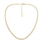 Gold Plated Stainless Steel Adjustable Necklace_0