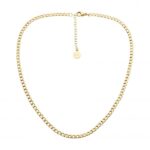 Gold Plated Stainless Steel Adjustable Necklace_0