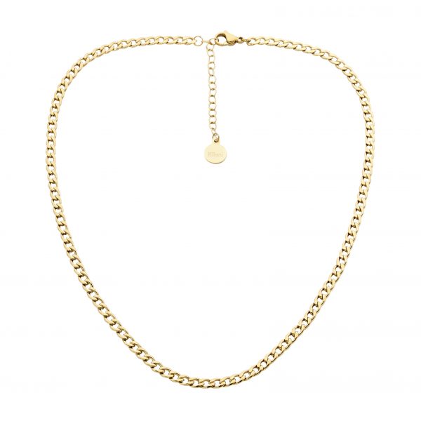 Gold Plated Stainless Steel Adjustable Necklace_0