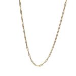Stainless Steel Yellow Gold Plated Paper Clip Chain_0