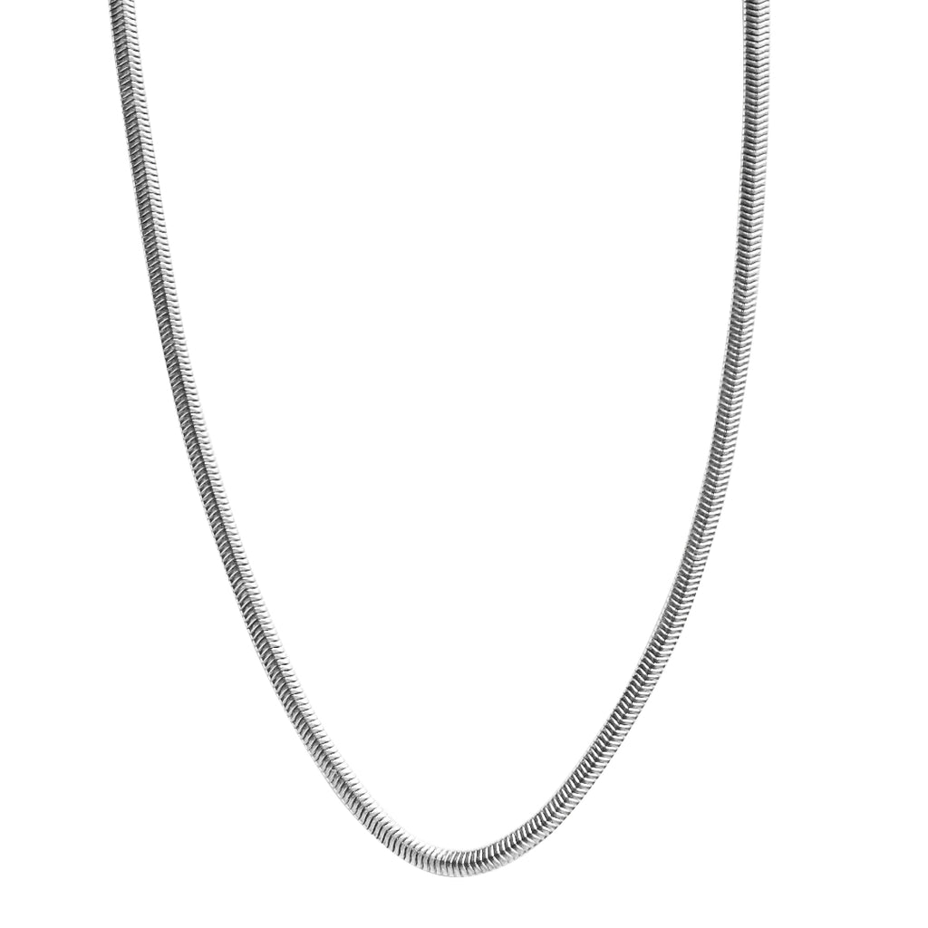 Fabuleux Vous Stainless Steel Silver Snake Chain_0