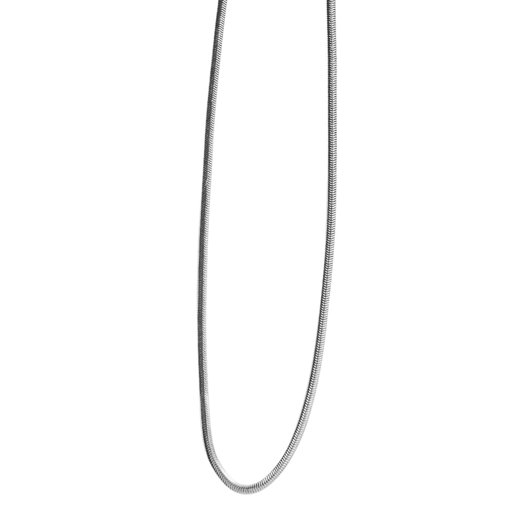 Fabuleux Vous Stainless Steel Silver Snake Chain_0