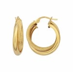Gold Frosted Hoops_0