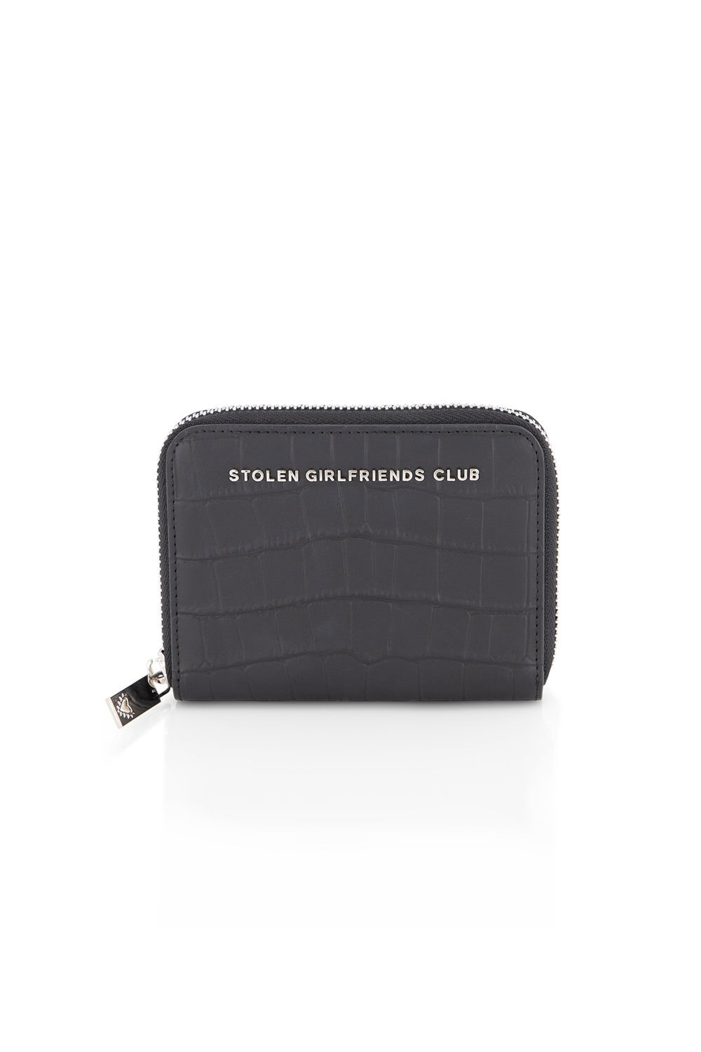 Trouble Wallet Matte Black Leather_0