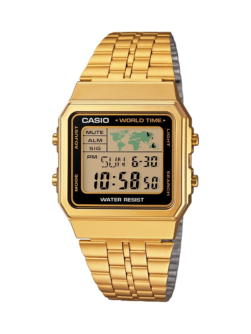 Casio Vintage Gold Digital Watch_0