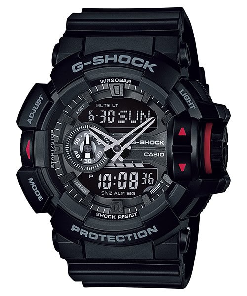 G-Shock Black and Red Duo Watch 200m_0