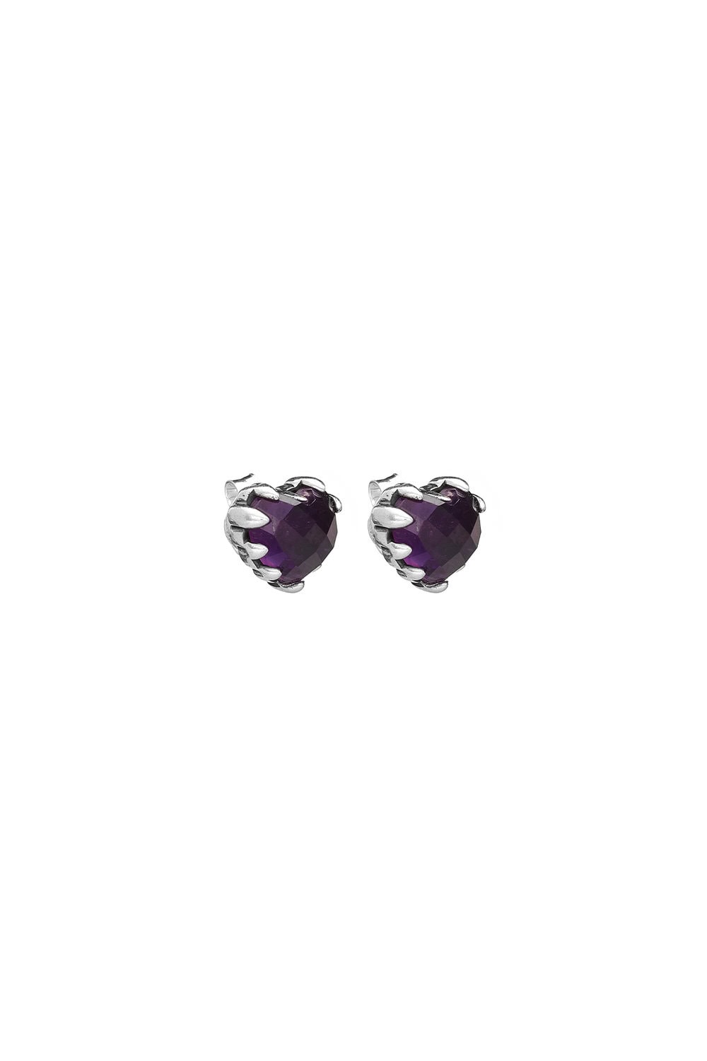 Stolen Girlfriends Club Love Claw Earrings Amethyst_0