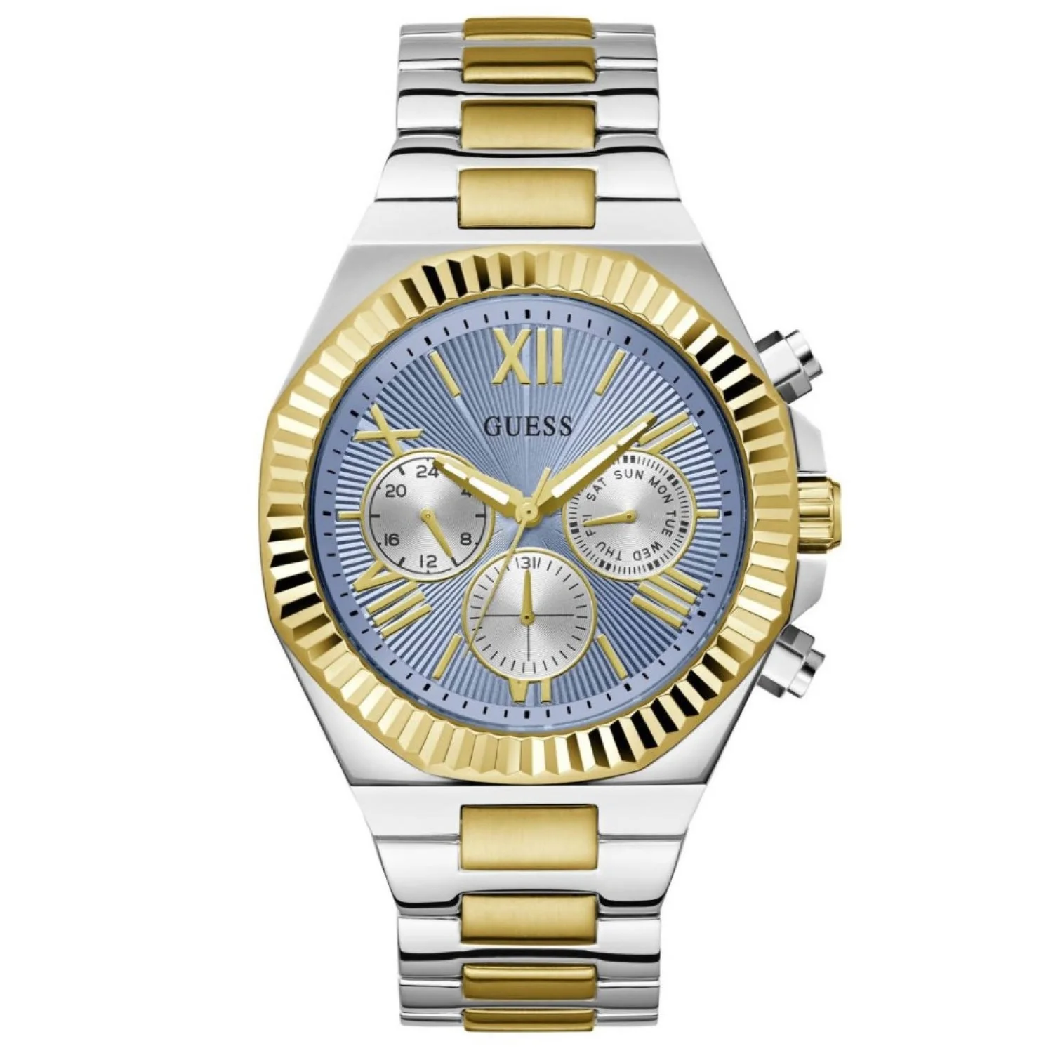 Guess Gents Bi-Tone Chronograph Watch_0
