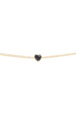 Stolen Girlfriends Club Gold Plated Love Claw Onyx Bracelet_0