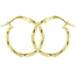 9ct yg sf twisted hoop earrings_0