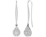 White Gold Teardrop Earrings_0
