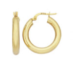 9ct Gold Hoop Earrings_0