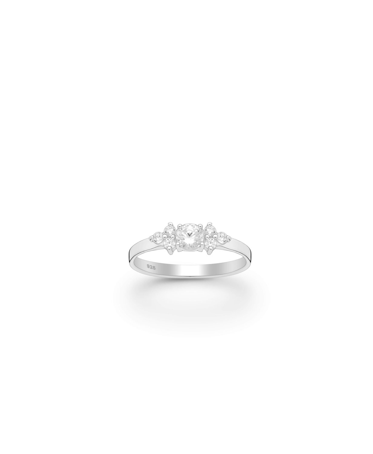 Solaitaire ring with cz's in shoulders_0