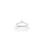 Teardrop ring with cz's in teardrop and shoulders_0