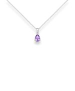 Purple cz teardrop pendant_0