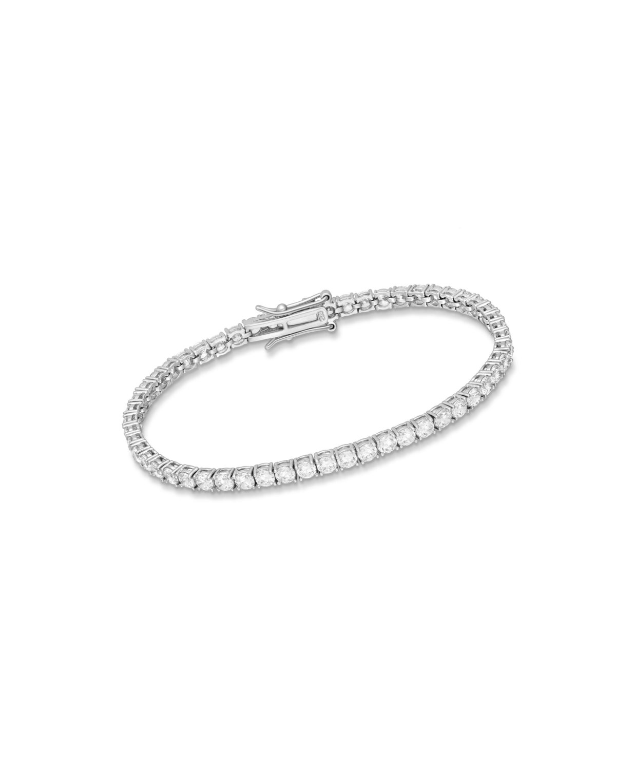 CZ Station Tennis Bracelet main image 1