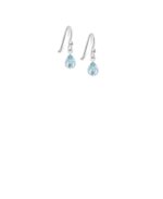 Dark Red Teardrop earrings_0